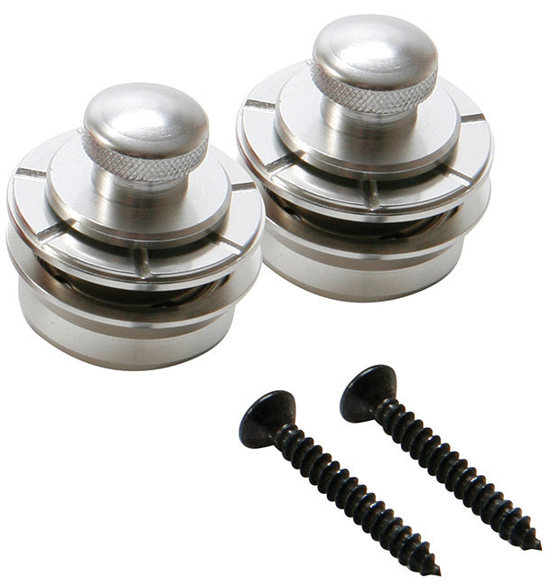 Hennessey Solid Brass Strap Locks - Chrome