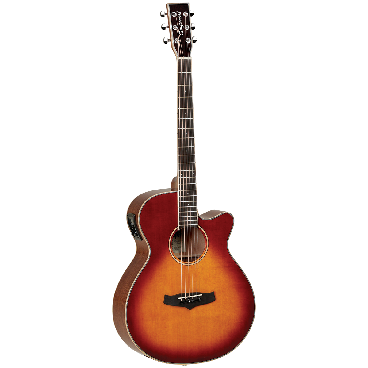 Tanglewood Winterleaf Super Folk Cutaway Electric Acoustic Steel String Guitar - Sunburst - TW4SB