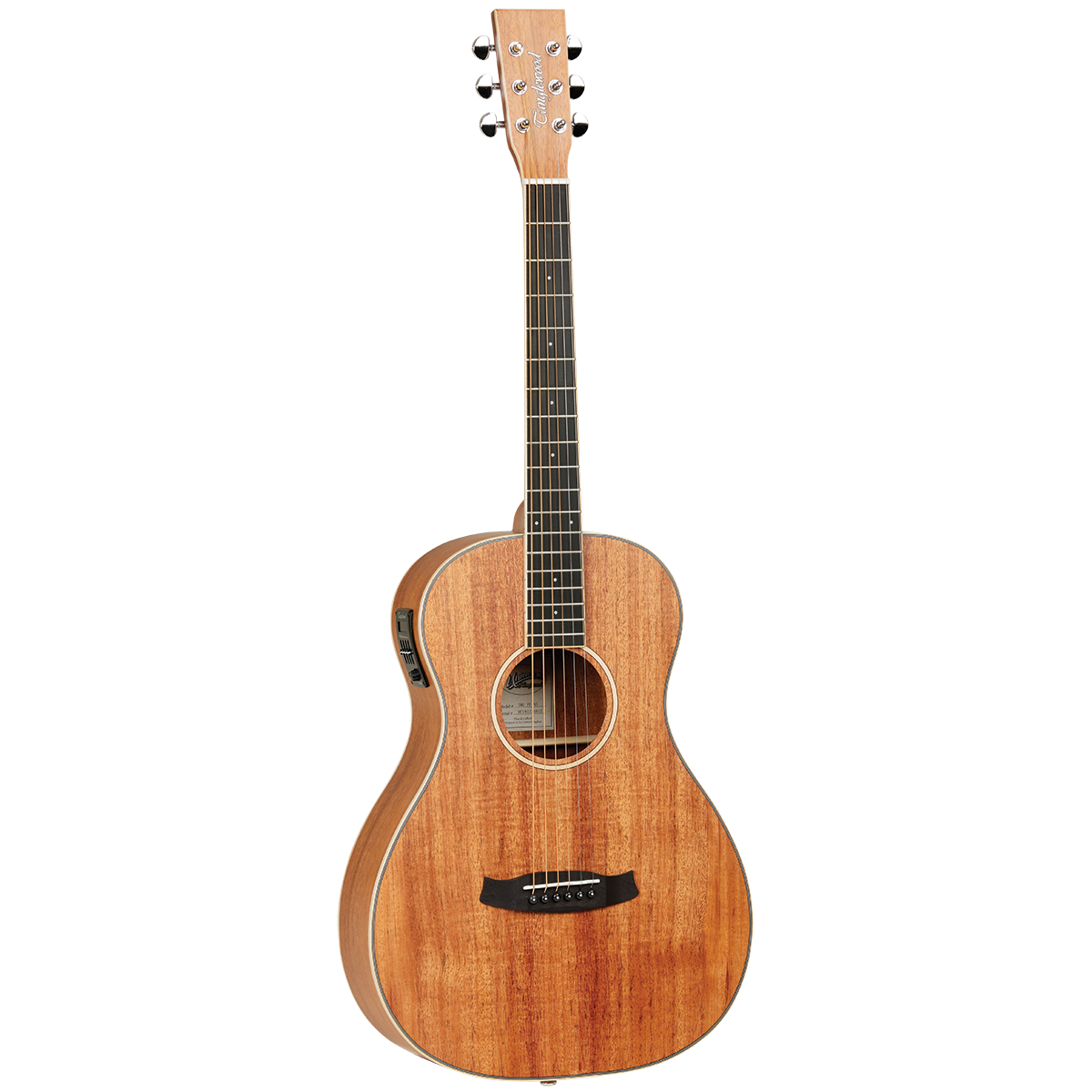 Tanglewood Union Parlor Solid Top Steel String Electric Acoustic Guitar - TWUPE