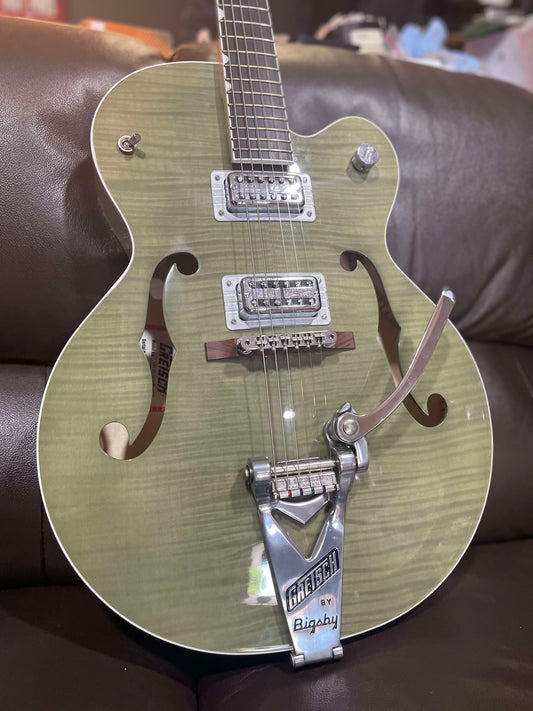 2018 Gretsch G6120SH Brian Setzer Signature 2-Tone Hot Rod™ with Bigsby® - Highland Green w/OHSC