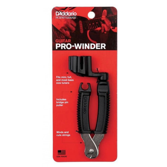 D'Addario Pro-Winder String Winder, Cutter, and Bridge Pin Puller