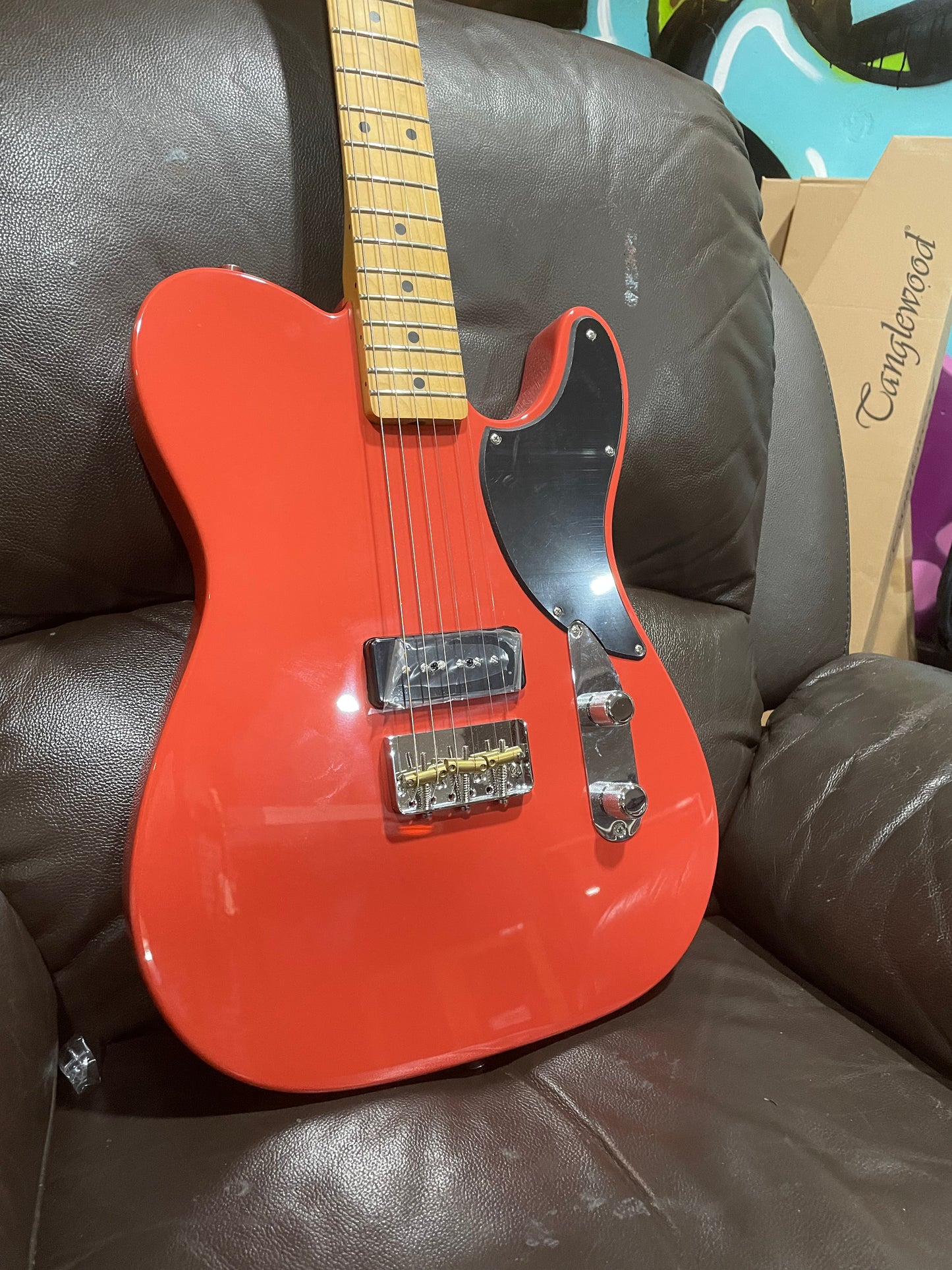 Fender Noventa Telecaster - Maple Fingerboard - Fiesta Red