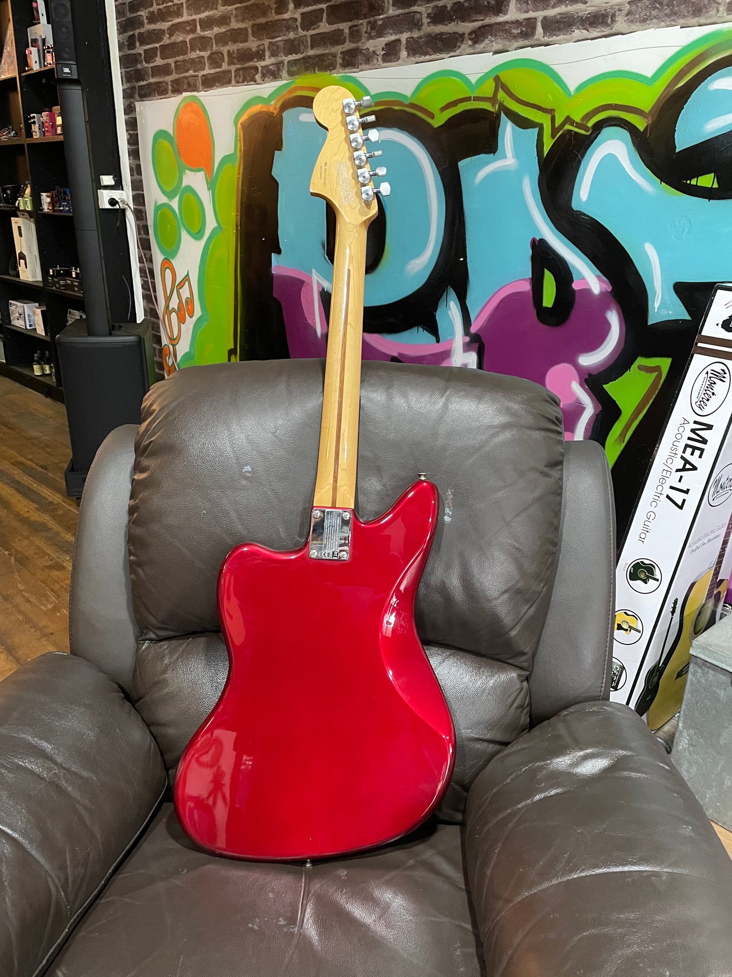 2011 Fender Blacktop Jaguar 90 - Candy Apple Red - Used