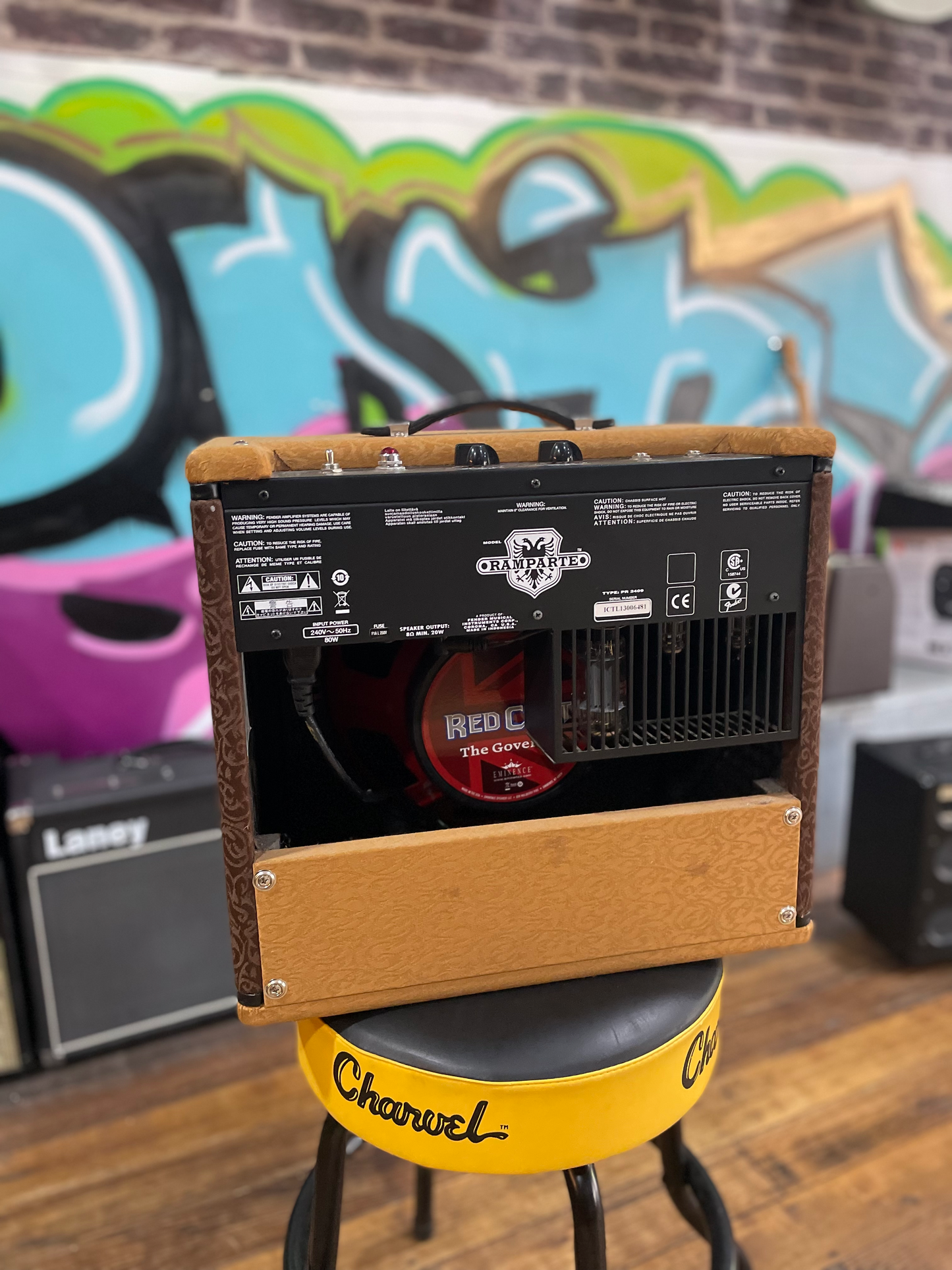 2013 Fender Pawn Shop Special Ramparte - 9 Watt, 1x12 Valve Combo Amplifier w/Upgraded Eminence USA Redcoat "The Governor" Speaker