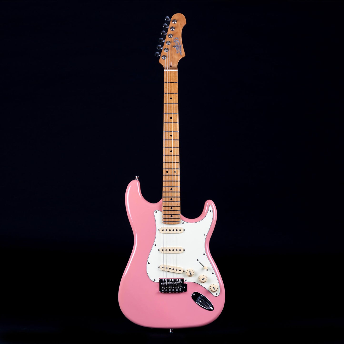 JET Guitars JS-300 Stratocaster Electric Guitar - Burgundy Pink