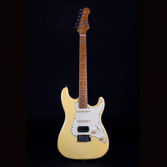 JET Guitars JS-400 Stratocaster Electric Guitar HSS - Vintage Yellow