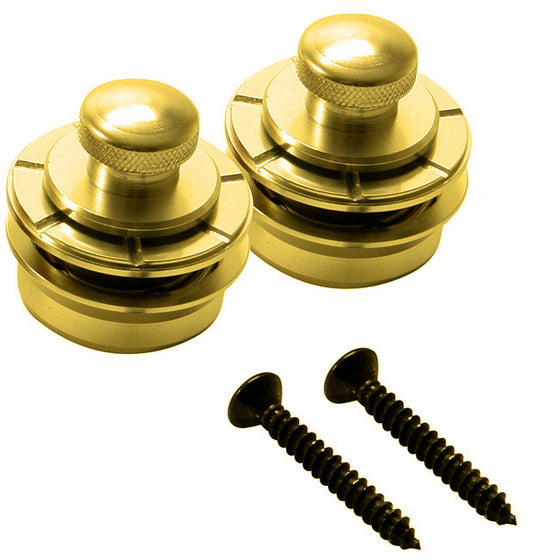 Hennessey Solid Brass Strap Locks - Gold