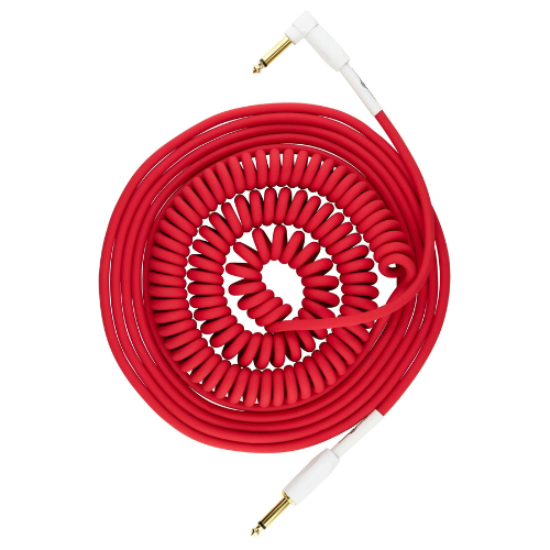 Pig Hog 30ft "Half Coil" Instrument Coil Cable - Candy Apple Red