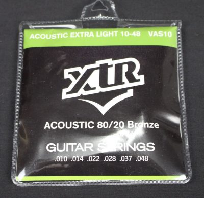XTR VAS10 80/20 Bronze Acoustic Guitar String Set Extra Light 10-48