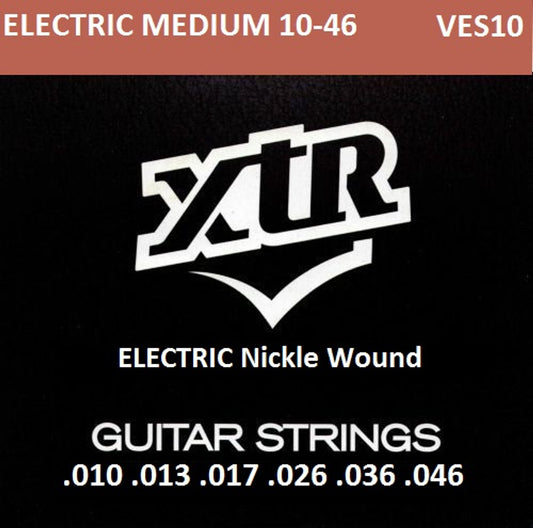 XTR VES10 Nickel Wound Electric String Set Medium 10-46