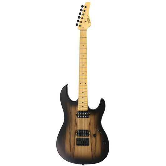 FGN Guitars Japan Boundary Series Odyssey - Limited Edition Black Limba Top - Dark Mocha Burst